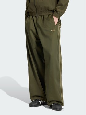 adidas adidas Spodnie materiałowe 169000 Zielony Oversize
