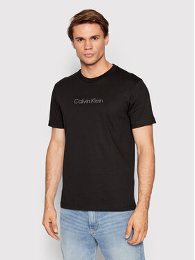 Calvin Klein Calvin Klein Majica Front Logo K10K109802 Črna Regular Fit