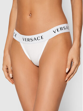 Versace Versace Chilot tanga Donna AUD04070 Alb