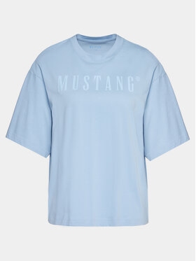 Mustang Mustang T-Shirt Welby 1014970 Niebieski Regular Fit