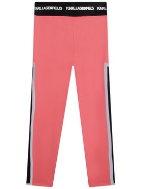 Karl Lagerfeld Kids Karl Lagerfeld Kids Leggings Z14202 D Ružičasta Regular Fit