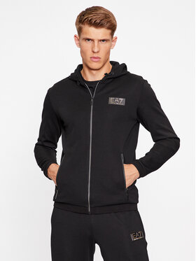EA7 Emporio Armani EA7 Emporio Armani Majica dugih rukava 6RPM39 PJMCZ 1200 Crna Regular Fit