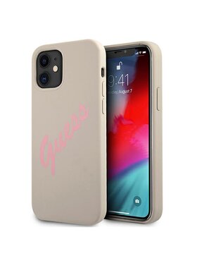 Guess Guess Etui na telefon iPhone 12 Mini Szary
