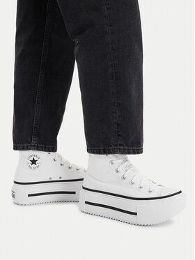 Converse Converse Кецове Chuck Taylor All Star Lift Double Stack A12976C Бял