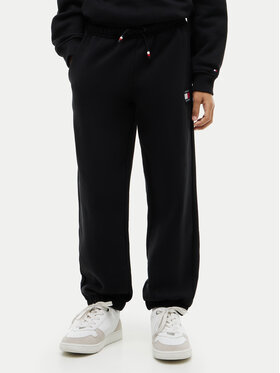 Tommy Hilfiger Tommy Hilfiger Spodnie dresowe KS0KS00715 S Czarny Regular Fit