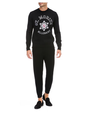 Billionaire Billionaire Joggery 18187 Czarny Jogger Fit