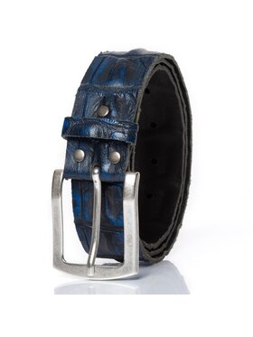 Mustang Mustang Pasek Męski BELT Niebieski