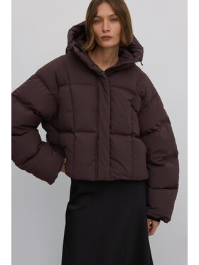 Estro Estro Μπουφάν γυναικείο ER00117989 Καφέ Oversize