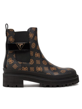 Guess Guess Botine Bensly FLFBEN FAL10 Negru