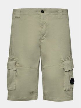 C.P. Company C.P. Company Bavlnené šortky 14CMBE116A 005694G Zelená Regular Fit