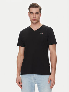 SCHOTT N.Y.C. SCHOTT N.Y.C. Marškinėliai TSCASUALV Juoda Regular Fit
