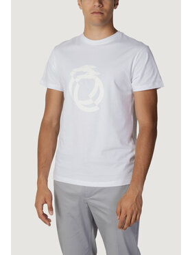 Trussardi Trussardi T-shirt BASIC WITH METAL LOGO Bianco Basic Fit