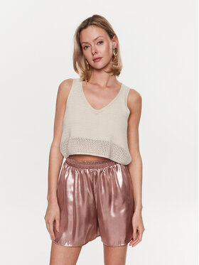 Sisley Sisley топ 101TMH006 Бежов Regular Fit
