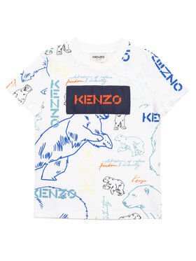 Kenzo Kids Kenzo Kids Тишърт K25660 M Бял Regular Fit