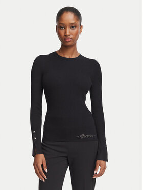 Guess Guess Halenka W6YR09 Z0948 Černá Slim Fit