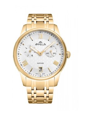 Appella Appella Zegarek L70008.1163QF Złoty
