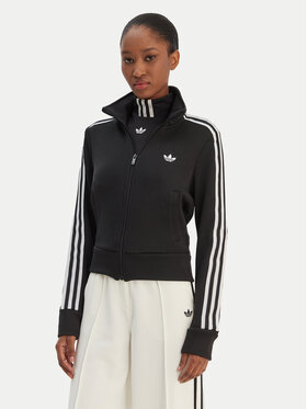 adidas adidas Mikina Firebird adicolor JY2613 Černá Regular Fit