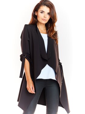 Awama Awama Marynarka A335 Czarny Basic Fit