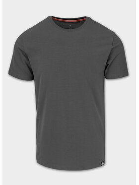 PITBULL PITBULL T-Shirt Koszulka męska Slim Fit MINIMAL L Szary Regular Fit