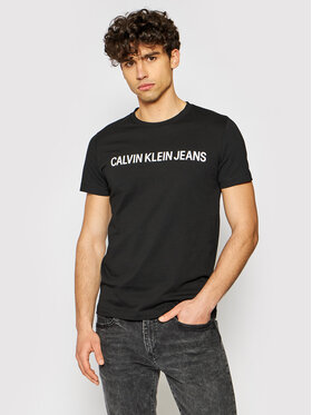 Calvin Klein Jeans Calvin Klein Jeans Póló Core Institutional Logo J30J307855 Fekete Regular Fit