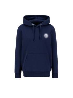 Alpha Industries Alpha Industries Bluza Doted Small Logo Hoodie Granatowy Regular Fit