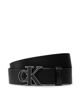 Calvin Klein Jeans Calvin Klein Jeans Pánsky opasok Classic + Monogram Belt 35Mm K50K507580 Čierna