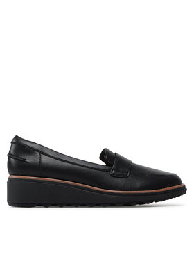 Clarks Clarks Лоуфъри Sharon Gracie 261568164 Черен