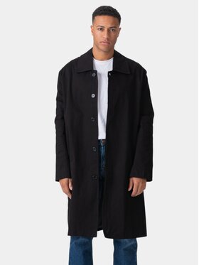TeeShoppen TeeShoppen Płaszcz 'Basic Collection' Czarny Regular Fit