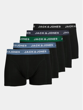 Jack&Jones Jack&Jones Комплект 5 чифта боксери 12254366 Черен