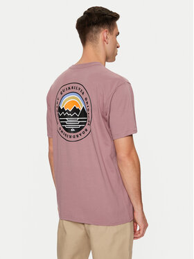 Quiksilver T-shirt Landscapes EQYZT07917 Ljubičasta Regular Fit