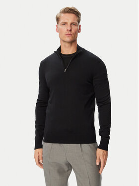 BOSS BOSS Megztinis H-Ebenji 50565499 Juoda Regular Fit