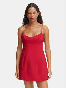 Bardot Bardot Sukienka koktajlowa Branca 60492DB Czerwony A-Line Fit