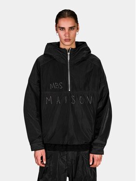 MADE BY SOCIETY MADE BY SOCIETY Kurtka anorak FOLD - J17623 Czarny Basic Fit