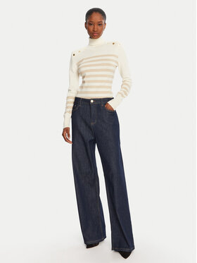 LOLA CASADEMUNT LOLA CASADEMUNT Поло LF2511008 Екрю Regular Fit