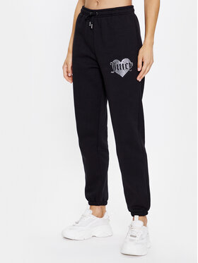 Juicy Couture Juicy Couture Долнище анцуг JCMBJ223255 Черен Regular Fit