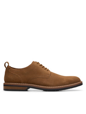 Clarks Clarks Polobotky Aldwin Lace 26178426 Hnědá