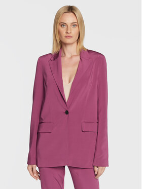 Remain Remain Suknjič Blazer Shiny Slinky RM1770 Vijolična Regular Fit