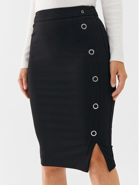Guess Guess Suknja olovka W3YD58 KBJP2 Crna Slim Fit