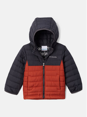 Columbia Columbia Bunda pro přechodné období Powder Lite™ Boys Hooded Jacket Oranžová Regular Fit