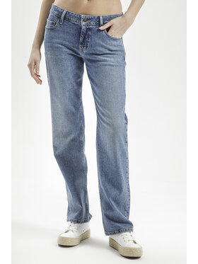 Cross Jeans Cross Jeans Jeansy H 460-010 Niebieski Straight Leg