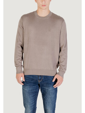 Armani Exchange Armani Exchange Sweter PULLOVER Brązowy Over Fit