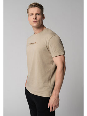 Volcano Volcano T-Shirt T-FIT Beżowy Regular Fit