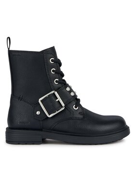Geox Geox Čizme J Eclair Girl J369QD 000BU C9999 M Crna