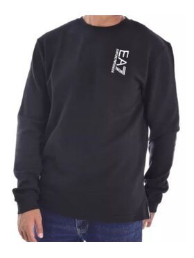 EA7 Emporio Armani EA7 Emporio Armani Mikina 6LPM59 PJHDZ 1200 Černá Regular Fit