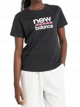 New Balance New Balance T-Shirt WT51540BK Czarny Standard Fit