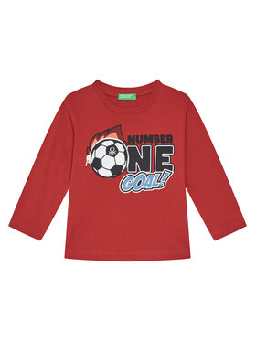 United Colors Of Benetton United Colors Of Benetton Bluză 3I1XG10KQ Roșu Regular Fit