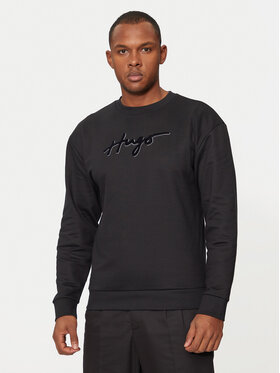 HUGO Hugo Džemperis Easy 50528579 Juoda Regular Fit