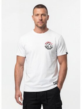 PITBULL PITBULL T-Shirt DOG SD Biały Regular Fit