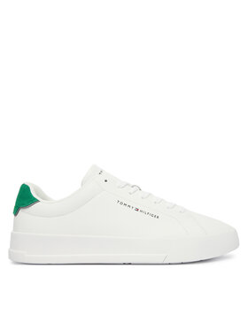 Tommy Hilfiger Tommy Hilfiger Sneakersy Th Court Lth Detail Ess FM0FM05367 Biały