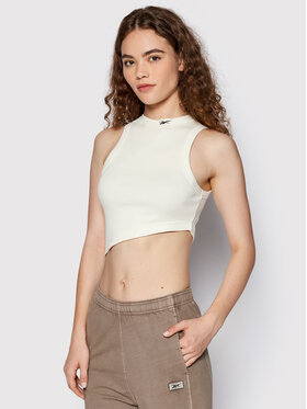 Reebok Reebok Marškinėliai Classics HG1144 Smėlio Slim Fit